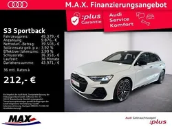 Gletscherweiß metallic (metallic) Gebraucht 2024 Audi S3 Ambiente Limousine | 49.379 € (Etwas zu teuer)