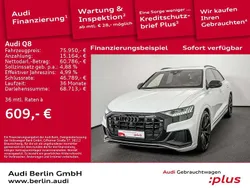 Gletscherweiß metallic Gebraucht 2022 Audi Q8 Ambiente SUV | 75.950 € (Teuer)