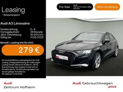 Mythosschwarz metallic Gebraucht 2024 Audi A3 Advanced Limousine | 29.999 € (Superpreis)