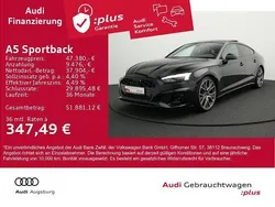 Schwarz Gebraucht 2024 Audi A5 Sportback Business Limousine | 47.380 € (Teuer)