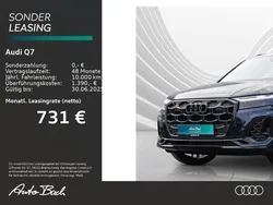 Blau (waitomoblau metallic) Neu 2024 Audi Q7 S-Line SUV | 94.841 € (Teuer)