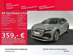 Grau Gebraucht 2023 Audi Q4 Sportback e-tron Sport SUV | 30.980 € (Superpreis)