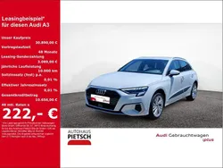Weiss Gebraucht 2024 Audi A3 Sportback Ambiente Limousine | 30.890 € (Fairer Preis)