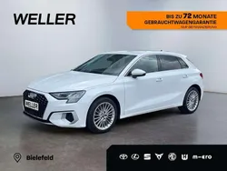 Ibis white Gebraucht 2021 Audi A3 Sportback Advanced Limousine | 28.480 € (Fairer Preis)