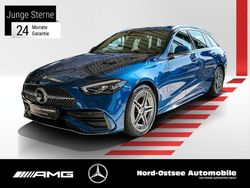 Metalliclack spektralblau Gebraucht 2025 Mercedes C220 AMG Kombi | 42.990 € (Etwas zu teuer)