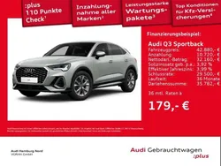 Tausilber metallic Gebraucht 2024 Audi Q3 Sportback S-Line SUV | 43.780 € (Etwas zu teuer)