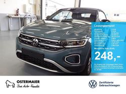 Petroleum blue metallic Gebraucht 2024 VW T-Roc Cabriolet Goal Cabrio | 26.510 € (Superpreis)