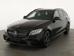 Schwarz Gebraucht 2021 Mercedes C300e AMG line | 32.495 € (Guter Preis)