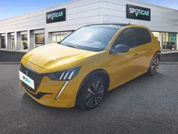 Gelb Gebraucht 2021 Peugeot e-208 GTi Kleinwagen | 17.990 € (Fairer Preis)