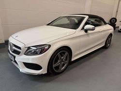 Weiß Gebraucht 2017 Mercedes C200 AMG line Cabrio | 23.950 € (Fairer Preis)
