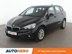 Schwarz Gebraucht 2016 BMW 218 Active Tourer Advantage Van / Kleinbus | 11.990 € (Fairer Preis)