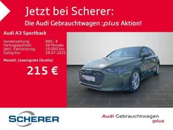 Distriktgrün metallic (metallic) Gebraucht 2024 Audi A3 Ambiente Limousine | 32.900 € (Fairer Preis)