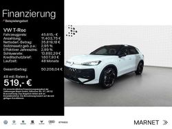 Pure white Neu 2025 VW T-Roc R-line SUV | 45.615 €