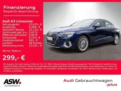 Navarrablau metallic Gebraucht 2022 Audi A3 Advanced Plus Limousine | 25.630 € (Fairer Preis)