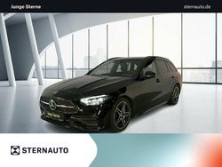 Metalliclack obsidianschwarz Gebraucht 2025 Mercedes C200 AMG line Kombi | 43.980 € (Teuer)