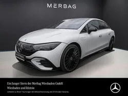Opalithweiß Gebraucht 2023 Mercedes EQE350 AMG line Limousine | 56.770 € (Teuer)
