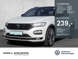 White silver metallic schwarz Gebraucht 2021 VW T-Roc Sport SUV | 27.650 € (Superpreis)