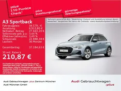 Pfeilgrau perleffekt Gebraucht 2025 Audi A3 Limousine | 34.579 € (Superpreis)