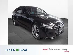 Mythosschwarz metallic Gebraucht 2020 Audi A7 Sportback Ambiente Kleinwagen | 53.980 € (Teuer)