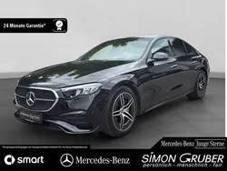Obsidianschwarz (metallic) Gebraucht 2023 Mercedes E220 AMG Limousine | 51.650 € (Teuer)