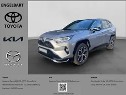 Lichtsilber metallic / dach schwarz Gebraucht 2021 Toyota RAV4 Hybrid Style SUV | 39.950 € (Fairer Preis)
