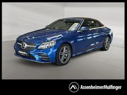 Spektralblau Gebraucht 2023 Mercedes C180 AMG Cabrio | 39.885 € (Fairer Preis)