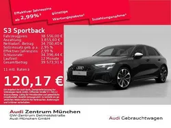 Mythosschwarz metallic Gebraucht 2023 Audi S3 Sport Limousine | 38.556 € (Fairer Preis)