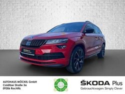 Velvet rot metallic Gebraucht 2019 Skoda Karoq SportLine SUV | 24.990 € (Guter Preis)