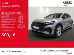 Florettsilber metallic Gebraucht 2024 Audi Q4 Sportback e-tron Sport SUV | 41.720 €