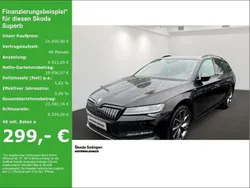 Schwarz Gebraucht 2021 Skoda Superb SportLine Kombi | 24.450 € (Fairer Preis)