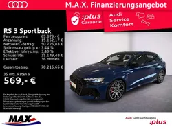 Ascariblau metallic Gebraucht 2024 Audi RS3 Sportback Ambiente Kleinwagen | 65.879 € (Teuer)