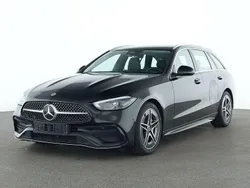 Metalliclack obsidianschwarz Gebraucht 2023 Mercedes C200 AMG Kombi | 33.900 € (Fairer Preis)