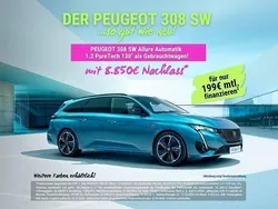 Schwarz Gebraucht 2024 Peugeot 308 Allure Kombi | 28.990 € (Fairer Preis)
