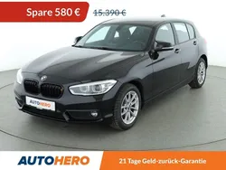Schwarz Gebraucht 2018 BMW 118 Advantage Kleinwagen | 14.810 € (Fairer Preis)