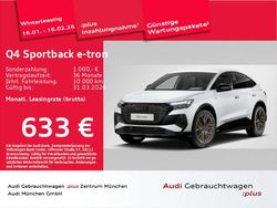 Gletscherweiß metallic Gebraucht 2025 Audi Q4 e-tron S-Line SUV | 57.419 € (Teuer)