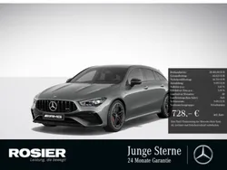 Grau / mountaingrau (metallic) Gebraucht 2024 Mercedes CLA35 AMG Shooting Brake AMG Kombi | 48.461 € (Teuer)
