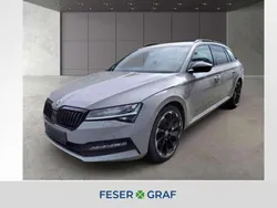Stahlgrau Gebraucht 2021 Skoda Superb SportLine Kombi | 25.450 € (Fairer Preis)