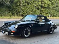 Schwarz Gebraucht 1988 Porsche 911 Cabrio | 89.000 €