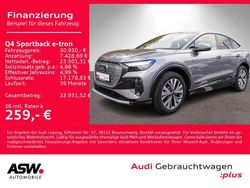 Taifungrau metallic Gebraucht 2023 Audi Q4 Sportback e-tron Advanced Plus SUV | 30.930 € (Etwas zu teuer)