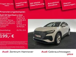 2y gletscherweiß metallic Gebraucht 2022 Audi Q4 e-tron SUV | 26.950 € (Fairer Preis)