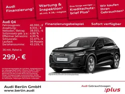 Mythosschwarz metallic Gebraucht 2024 Audi Q4 e-tron Ambiente SUV | 46.990 € (Etwas zu teuer)