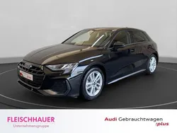 Mythosschwarz metallic Gebraucht 2024 Audi A3 Sportback S-Line Limousine | 37.490 € (Fairer Preis)