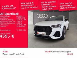 Weiß Gebraucht 2025 Audi Q3 Sportback S-Line SUV | 48.289 € (Teuer)