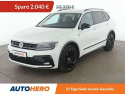 Pure white Gebraucht 2019 VW Tiguan Allspace Highline SUV | 31.280 € (Fairer Preis)