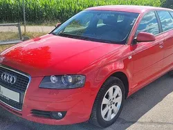 Rot Gebraucht 2008 Audi A3 Sportback Ambition Limousine | 2.800 € (Superpreis)