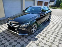 Schwarz Gebraucht 2018 Mercedes C200 AMG line Limousine | 21.000 €