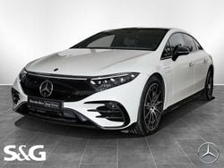 Manufaktur diamantweiß bright Gebraucht 2022 Mercedes EQS450+ AMG line Limousine | 54.470 € (Superpreis)