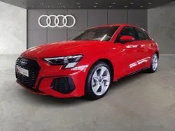 Rot Gebraucht 2024 Audi A3 Sportback S-Line Limousine | 32.450 € (Superpreis)