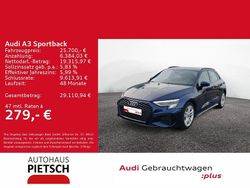 Navarrablau metallic Gebraucht 2021 Audi A3 Sport Limousine | 25.700 € (Etwas zu teuer)