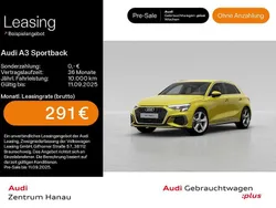Gelb Gebraucht 2024 Audi A3 Sportback e-tron S-Line Limousine | 35.999 € (Teuer)